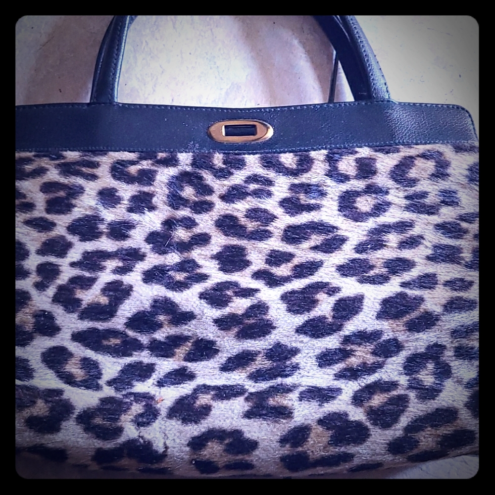 Ronay leopard print purse